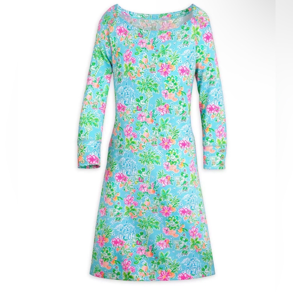Disney Parks x Lilly Pulitzer Sophie Dress Mickey Minnie Size XXS NWT